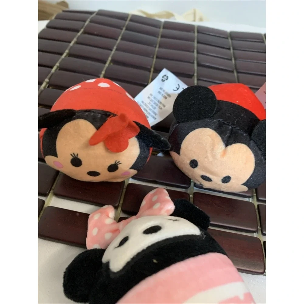 Lot of 3 Disney Mickey‎ and Minnie Mini Squishmallows Excellent Squeezable